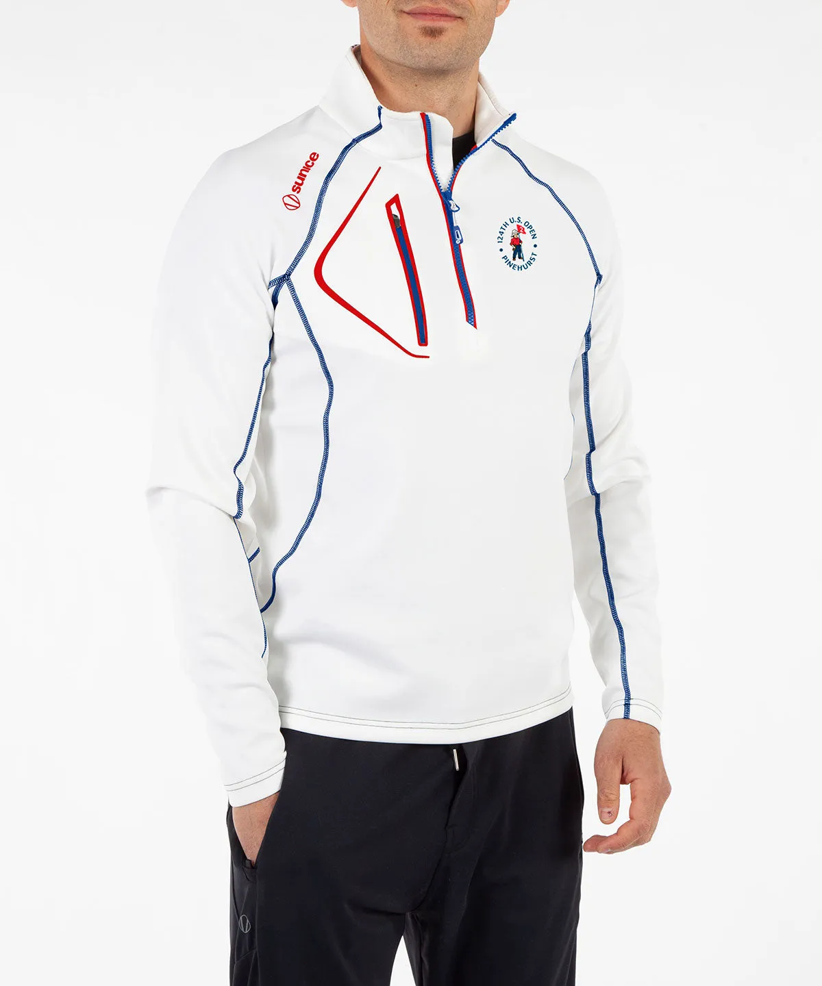 124th U.S. Open Sunice Men's Allendale Stretch Half-Zip Pullover