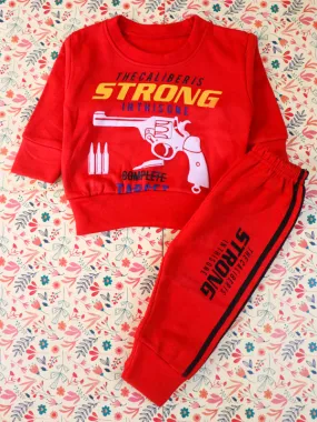 1.5Yr - 4Yrs Strong Red Suit For Kids SG BS86