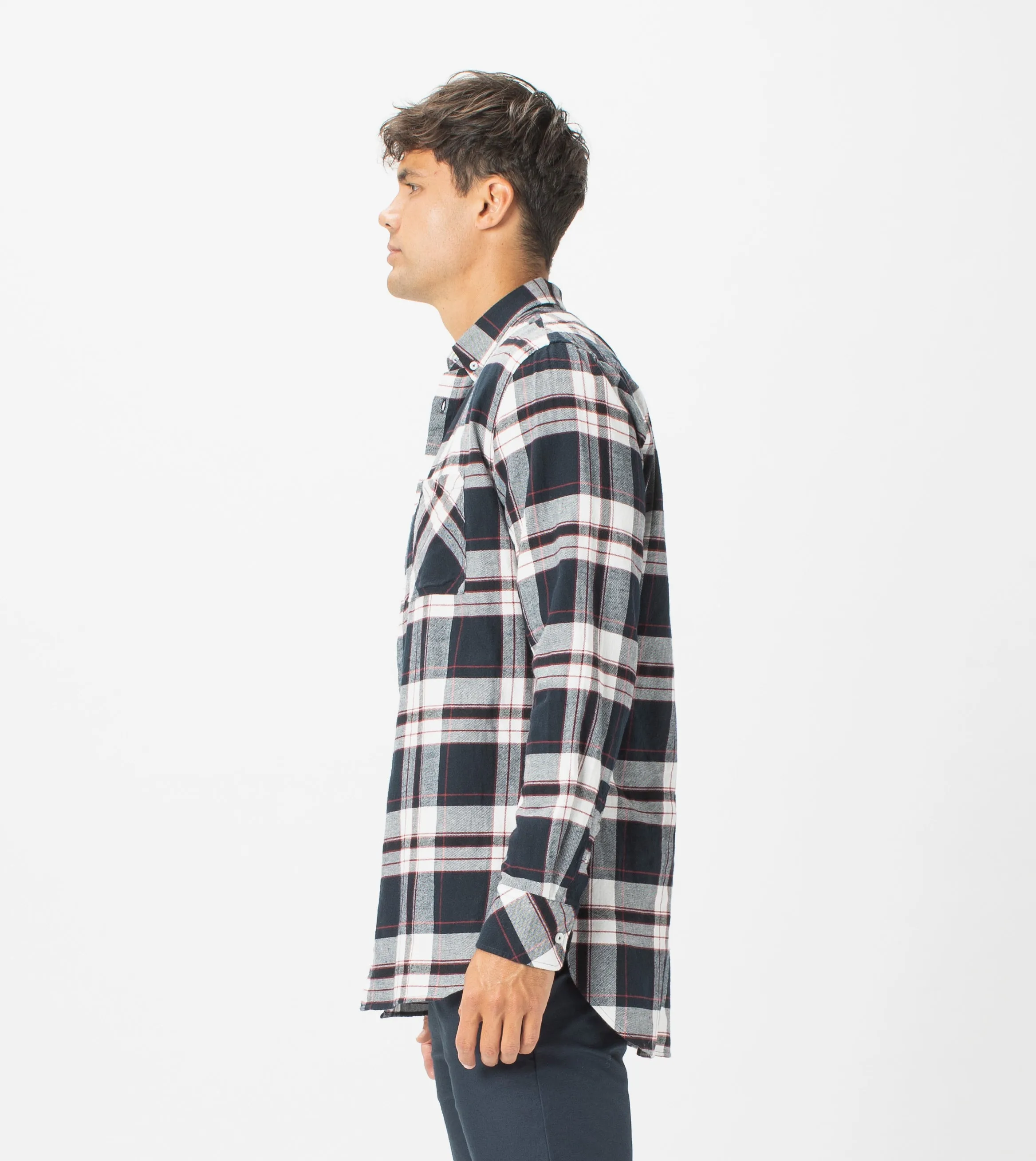 7 Foot Work Flannel LS Shirt Ink