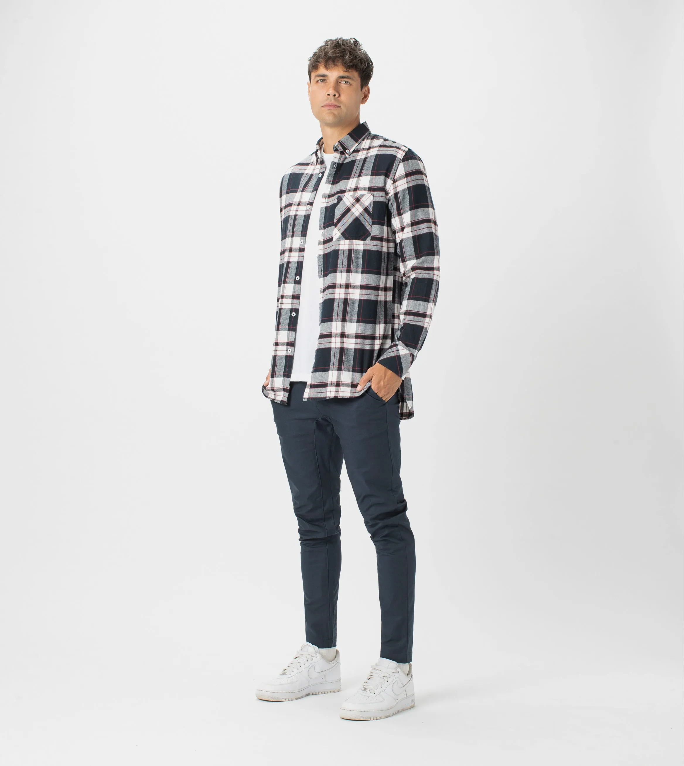 7 Foot Work Flannel LS Shirt Ink