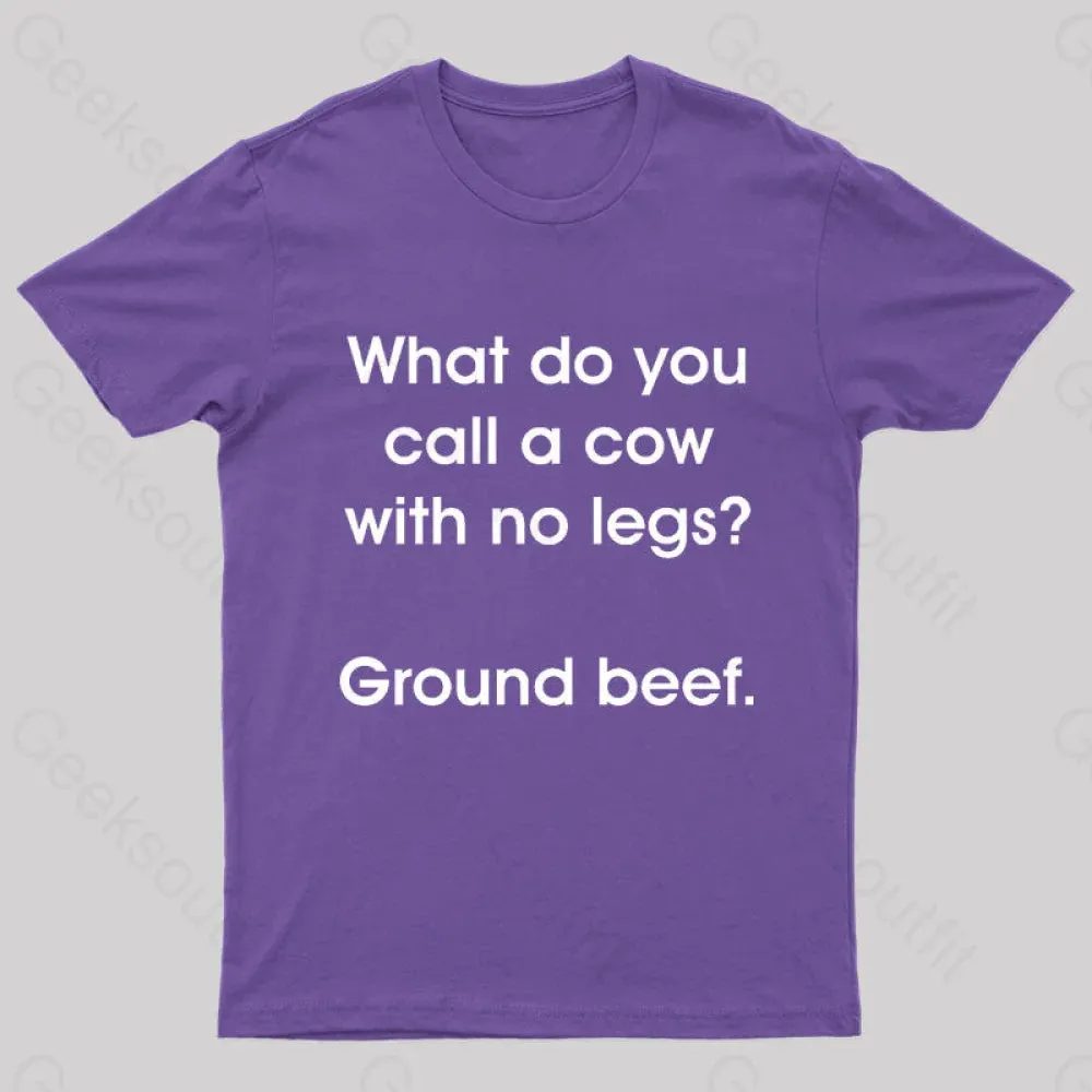 A Cow With No Legs Nerd T-Shirt