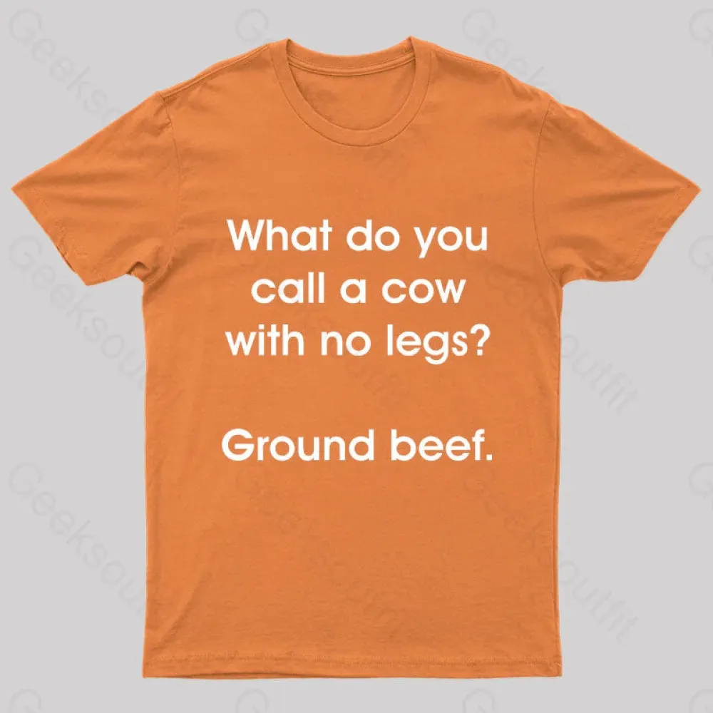 A Cow With No Legs Nerd T-Shirt