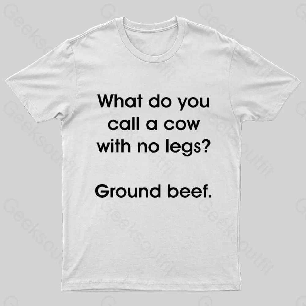 A Cow With No Legs Nerd T-Shirt