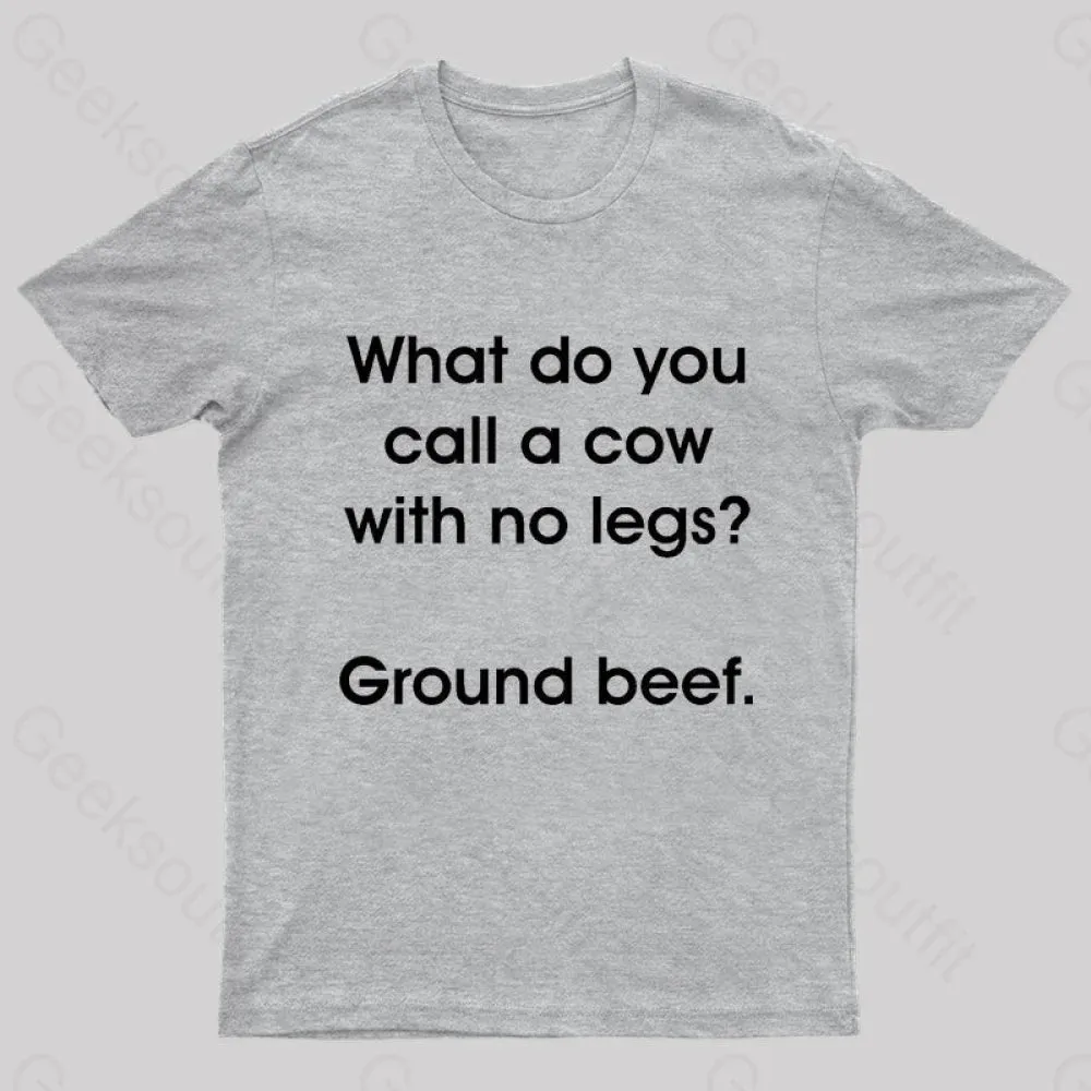 A Cow With No Legs Nerd T-Shirt