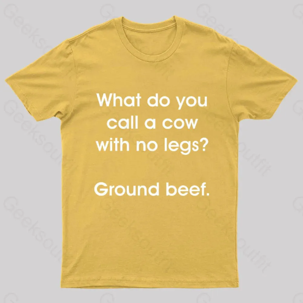 A Cow With No Legs Nerd T-Shirt