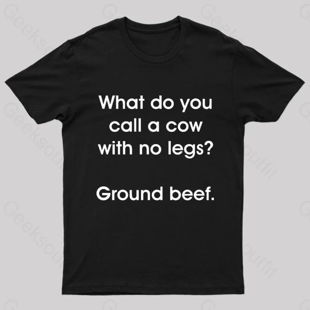 A Cow With No Legs Nerd T-Shirt