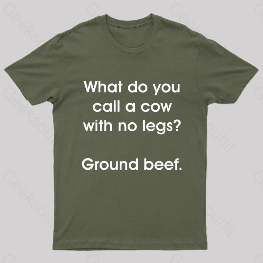 A Cow With No Legs Nerd T-Shirt