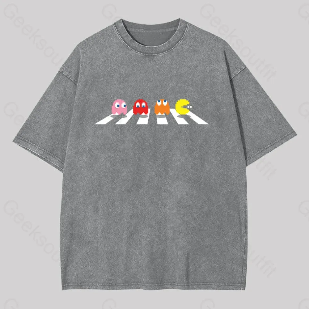 Abbey Pac Man Washed T-shirt