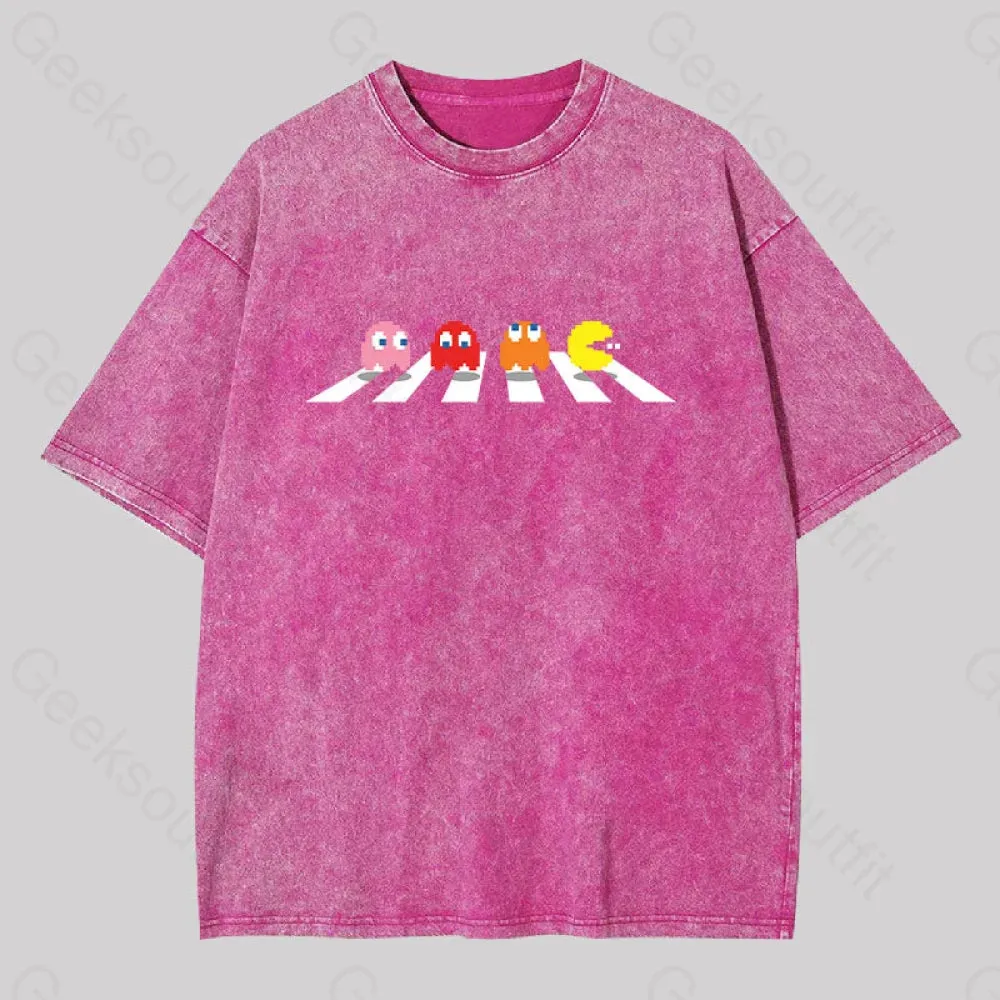 Abbey Pac Man Washed T-shirt