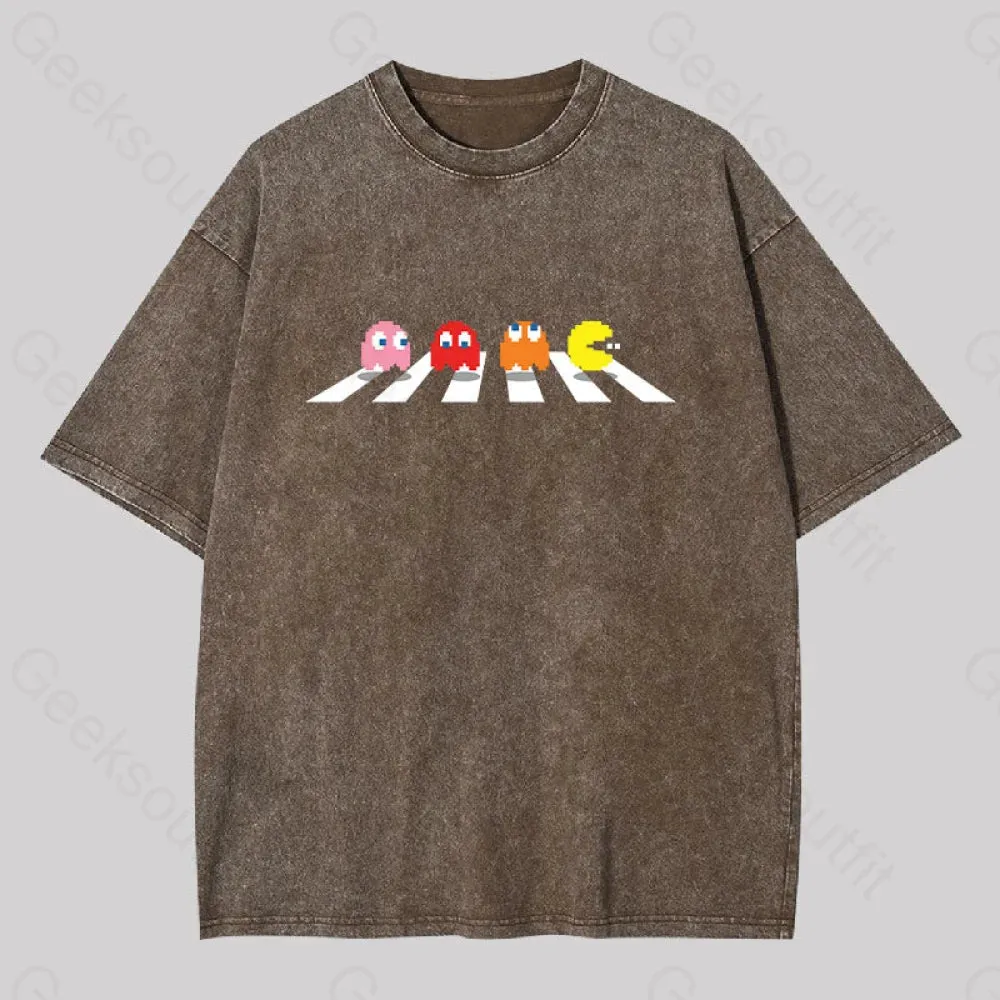 Abbey Pac Man Washed T-shirt