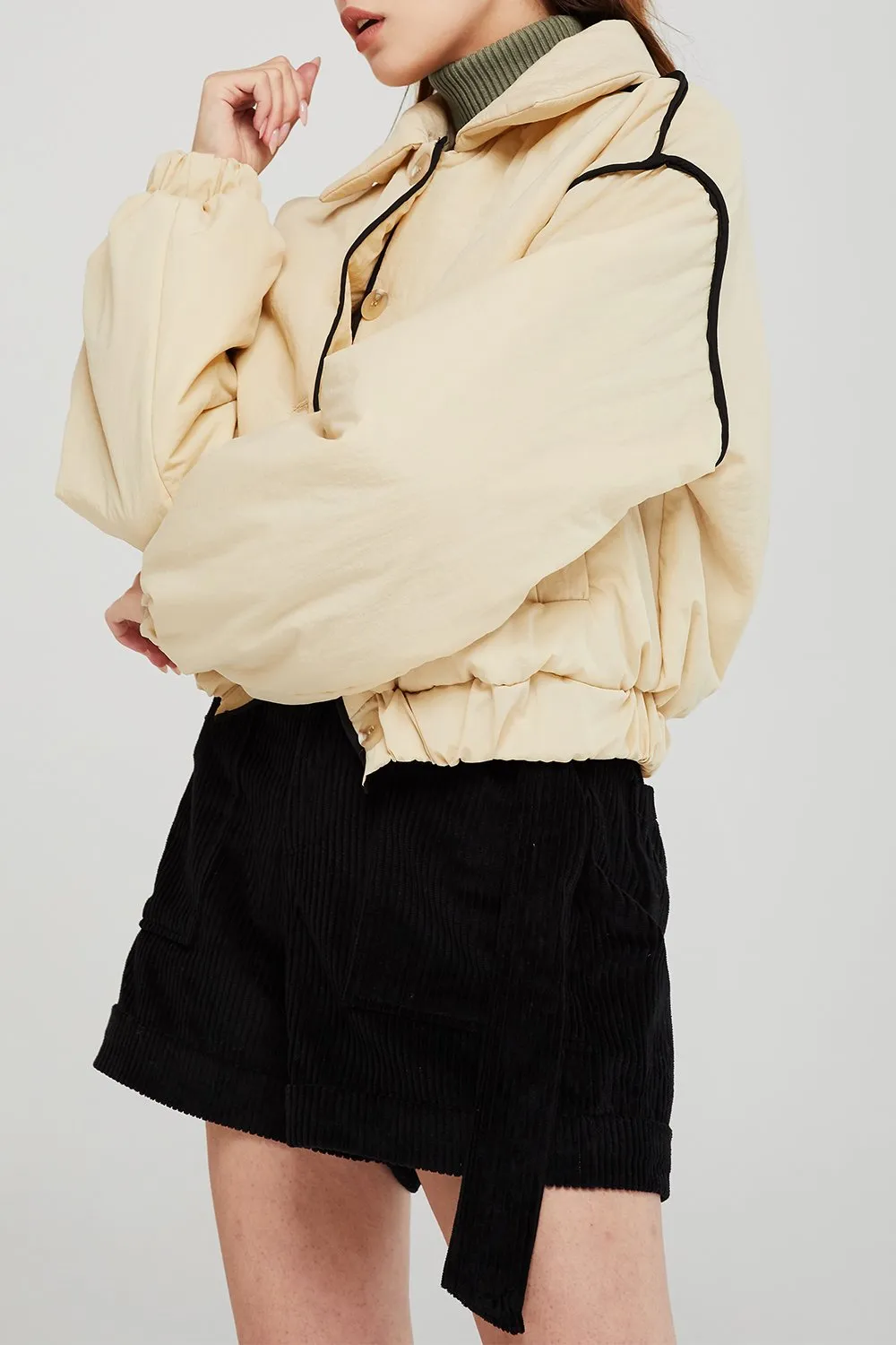 Abigail Puffer Cropped Jacket