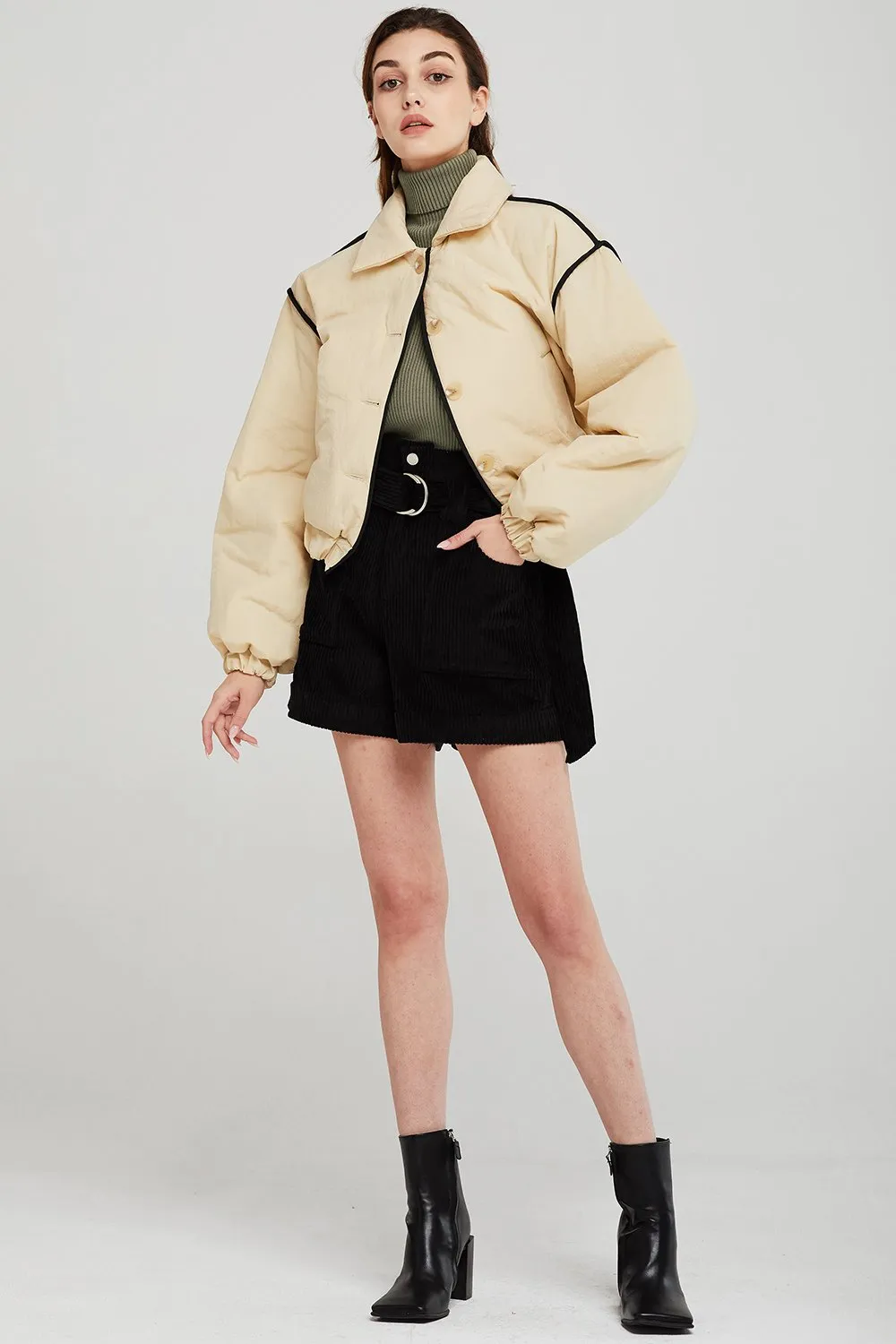 Abigail Puffer Cropped Jacket