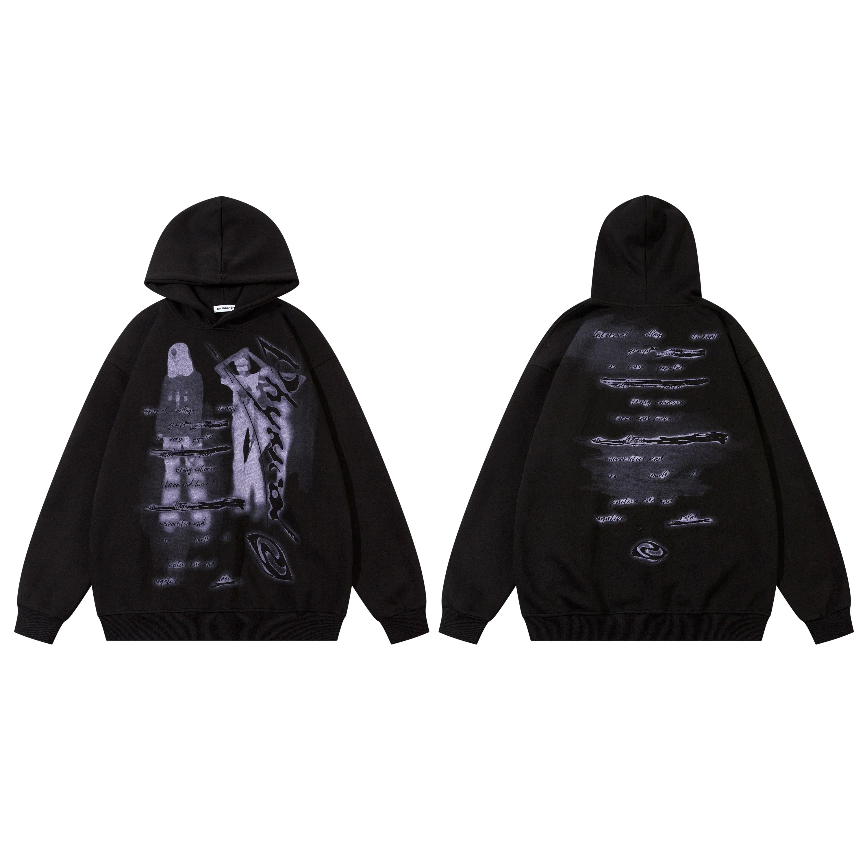 Abstract Vision | Oversized Graphic Hoodie