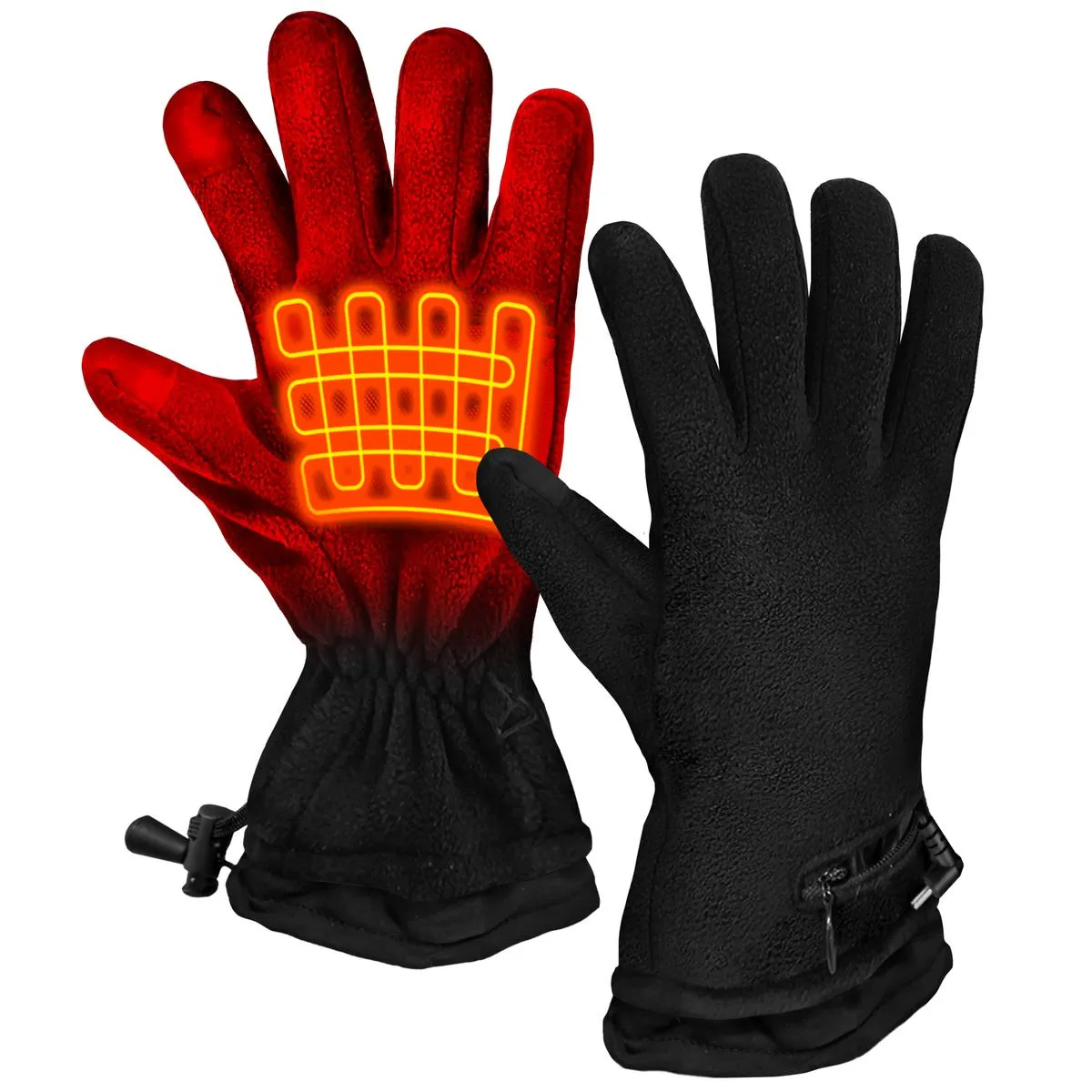 ActionHeat AA Battery Heated Fleece Gloves