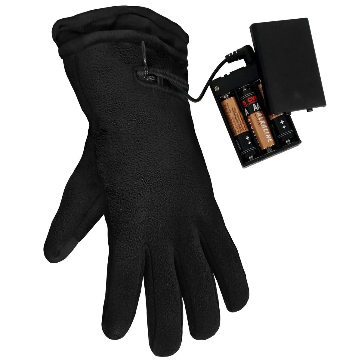 ActionHeat AA Battery Heated Fleece Gloves