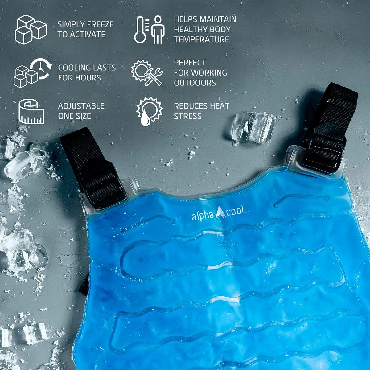 AlphaCool Original Cooling Ice Vest