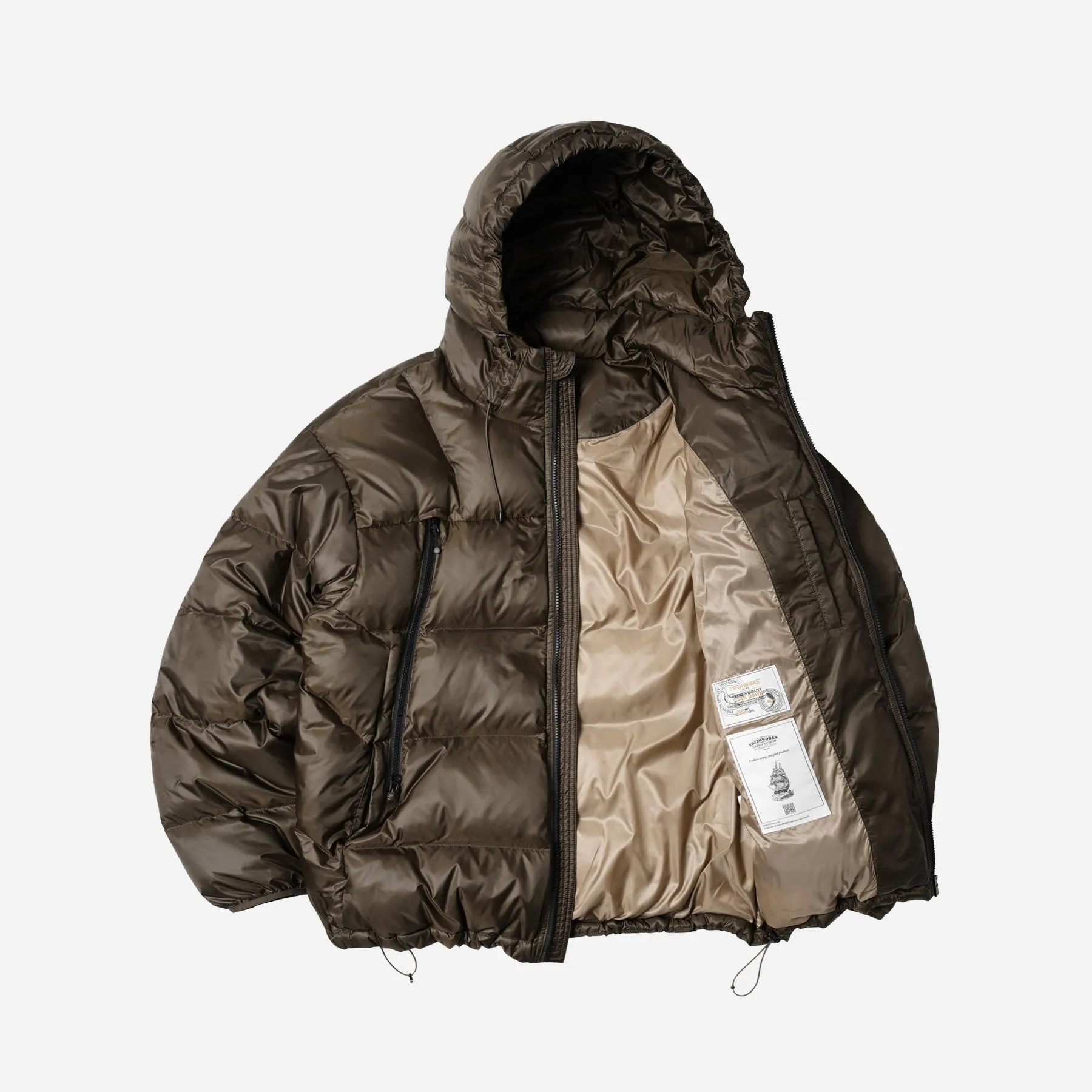 ALTAVIA DOWN PARKA JACKET - BROWN