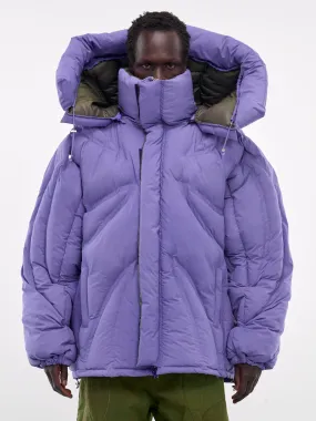 Amir 4-Arm Puffer Jacket (A-PUFF-VIOLET-BROWN)