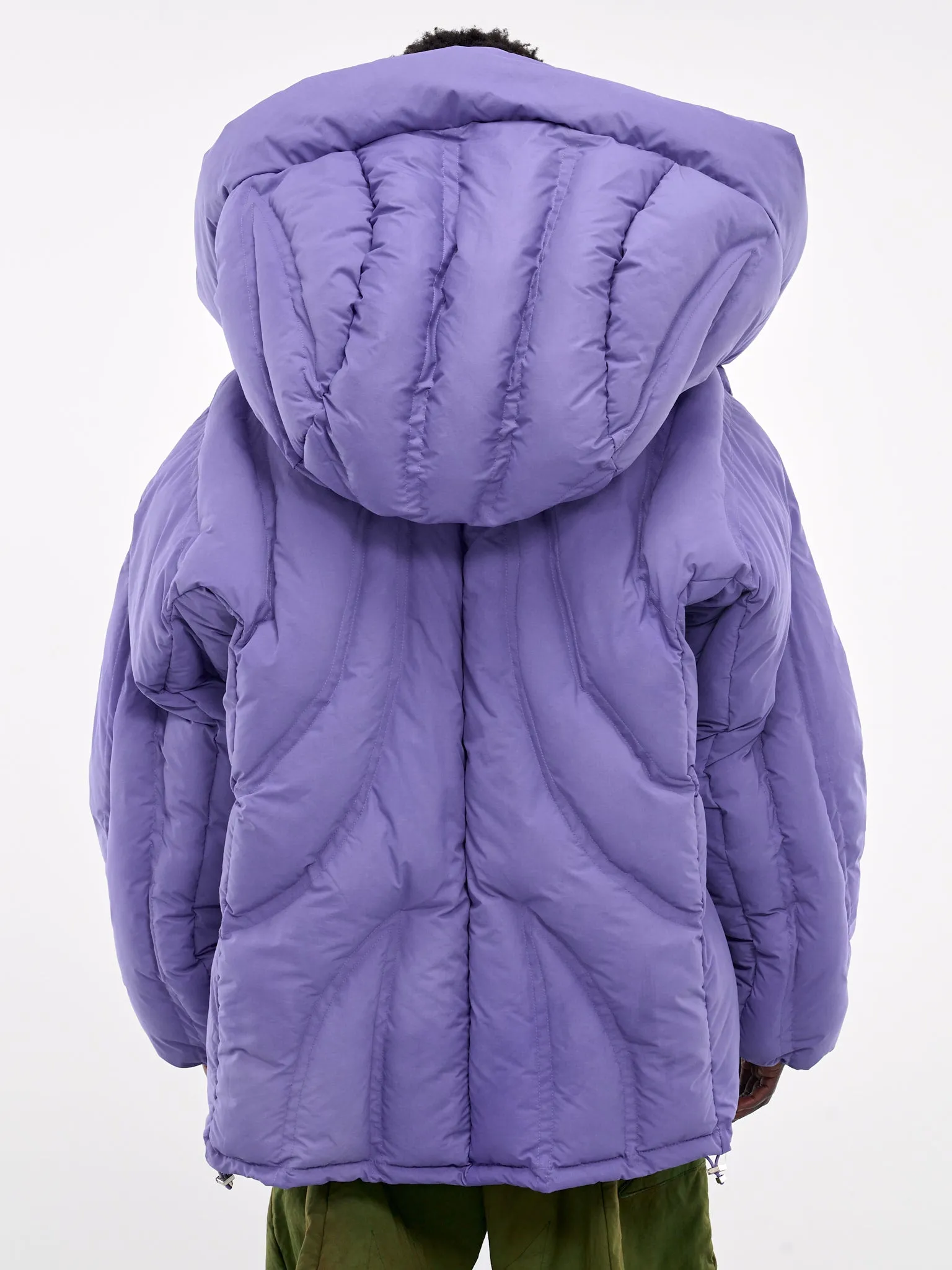 Amir 4-Arm Puffer Jacket (A-PUFF-VIOLET-BROWN)