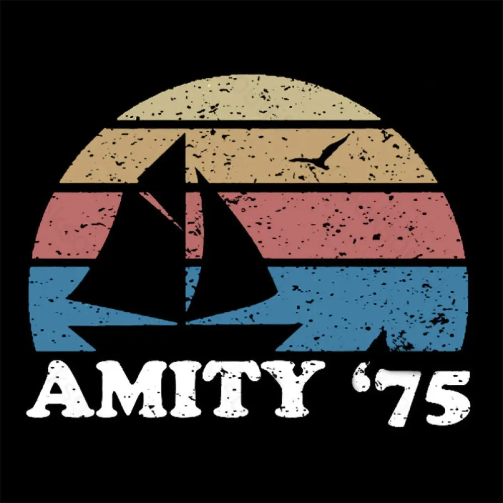 Amity Beach '75 The Summer of Jaws Geek T-Shirt