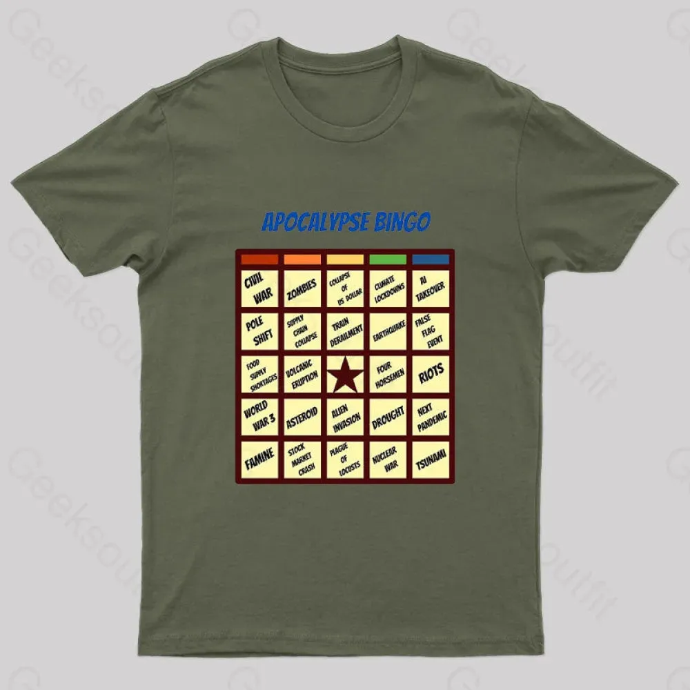 Apocalypse Bingo Geek T-Shirt