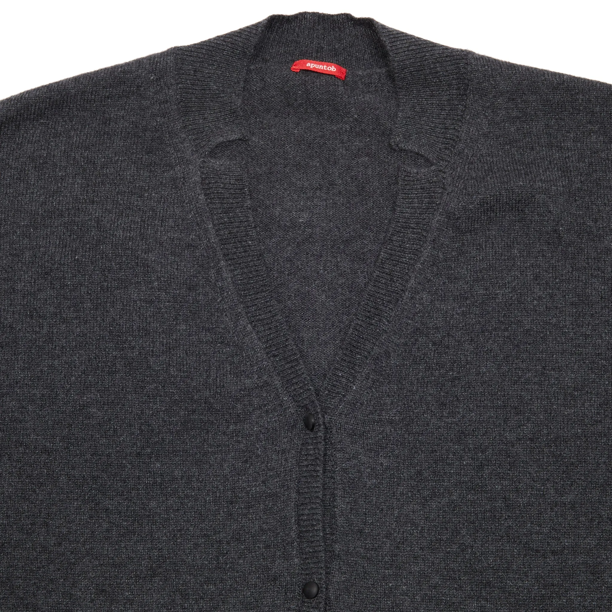 Apuntob P1920/TS849 Cashmere Cardigan in Anthracite Grey