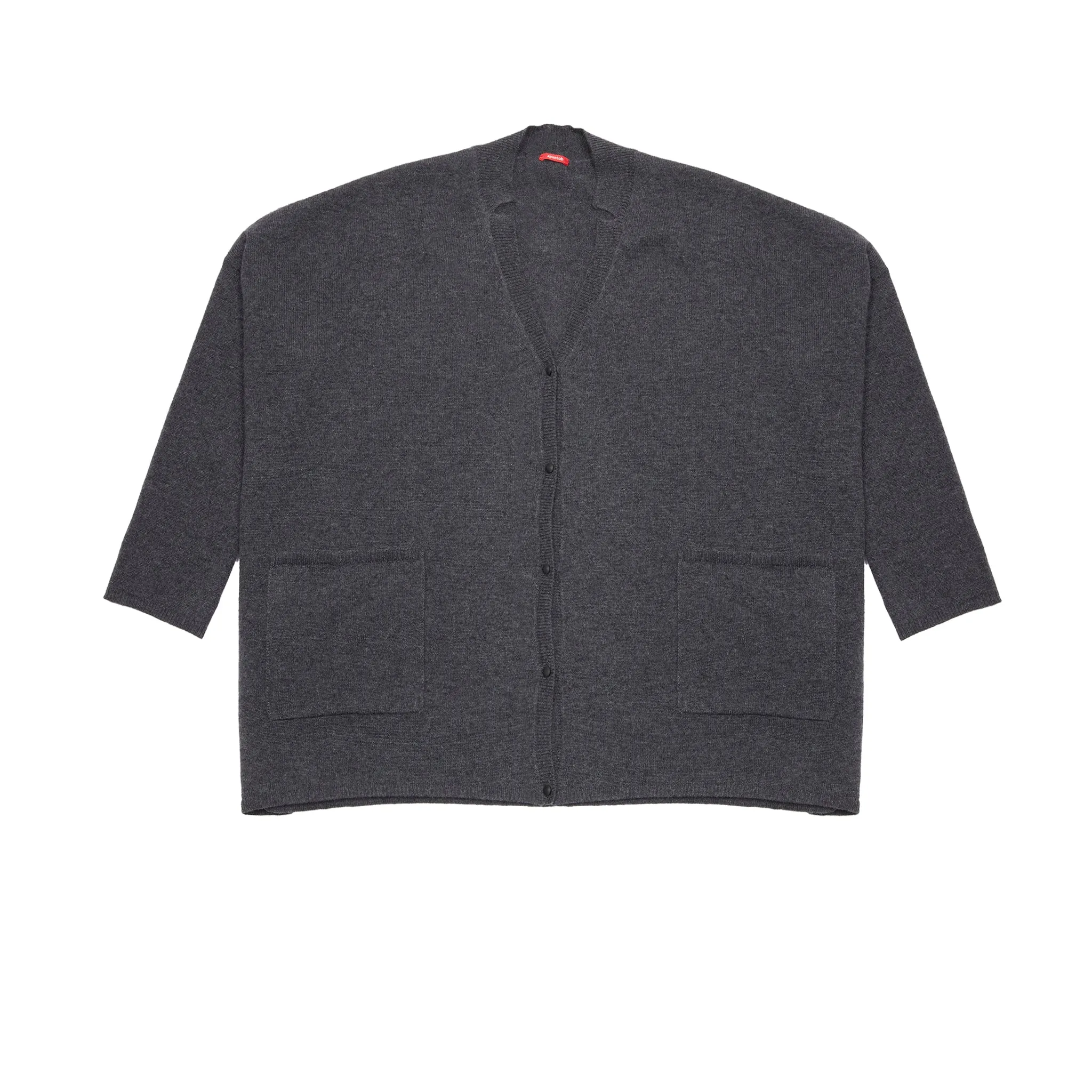 Apuntob P1920/TS849 Cashmere Cardigan in Anthracite Grey