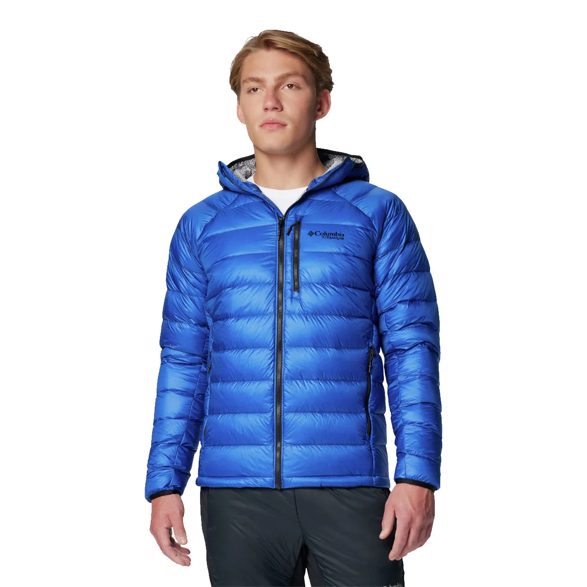 Arctic Crest™ Down Hooded Jacket - Mountain Blue