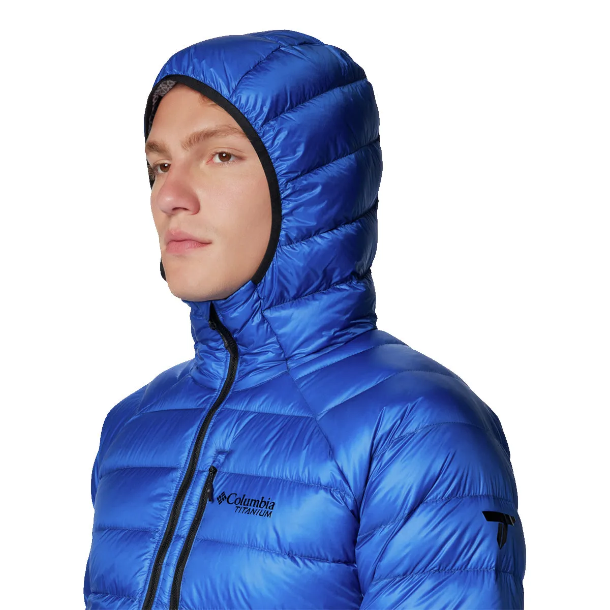 Arctic Crest™ Down Hooded Jacket - Mountain Blue