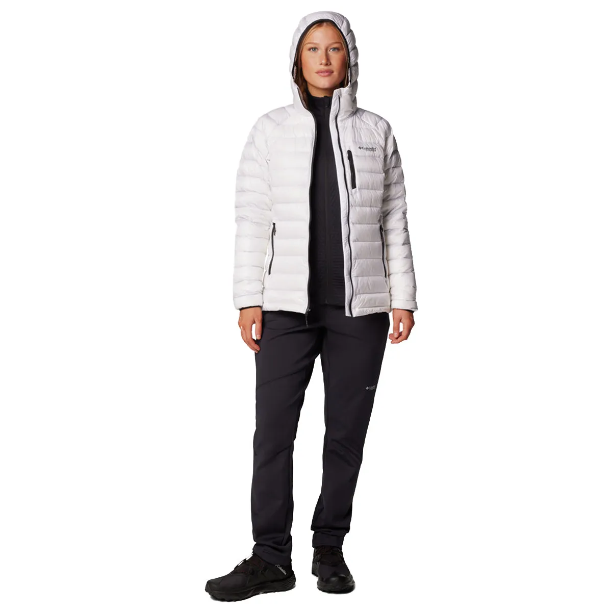 Arctic Crest™ Down Hooded Jacket - White