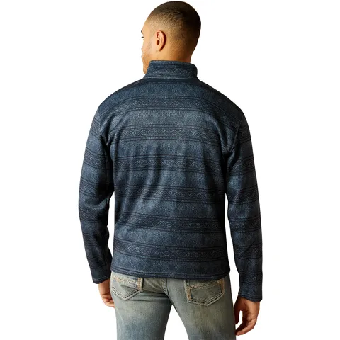 Ariat Men's Wesley Blue Southwest Serape Sweater