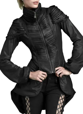 Army Bustle Leather Jacket