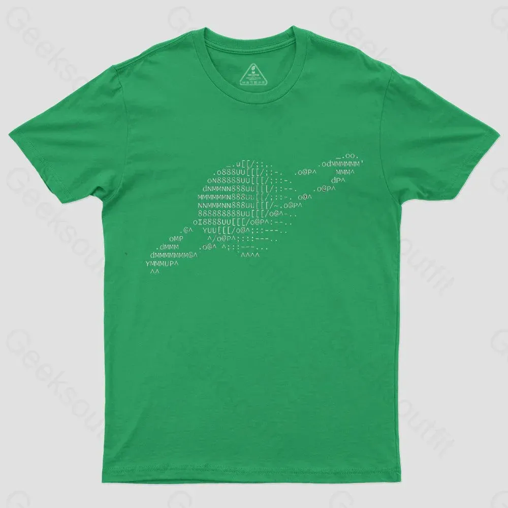 ASCII Art Planet T-Shirt