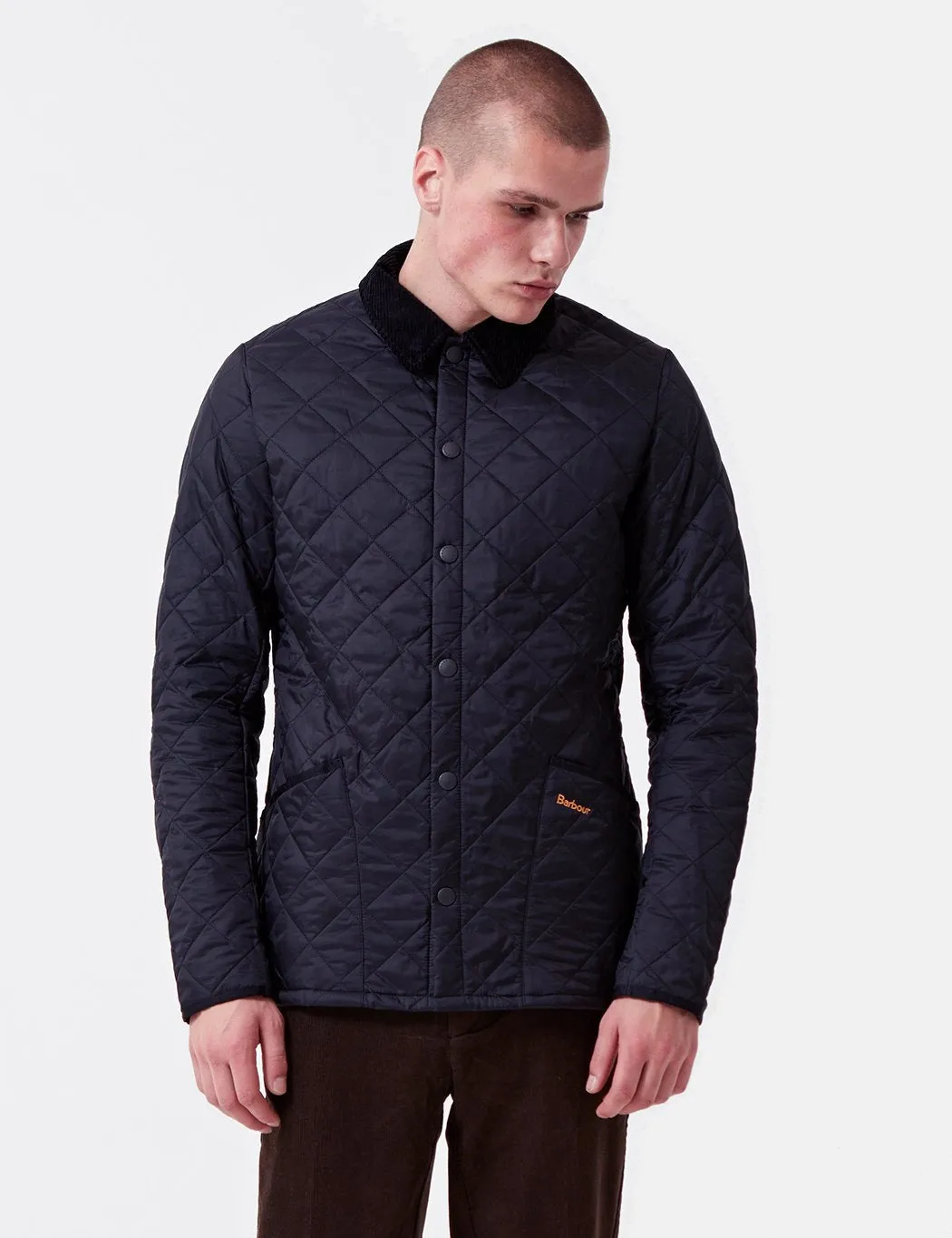 Barbour Heritage Liddesdale Quilted Jacket - Navy Blue