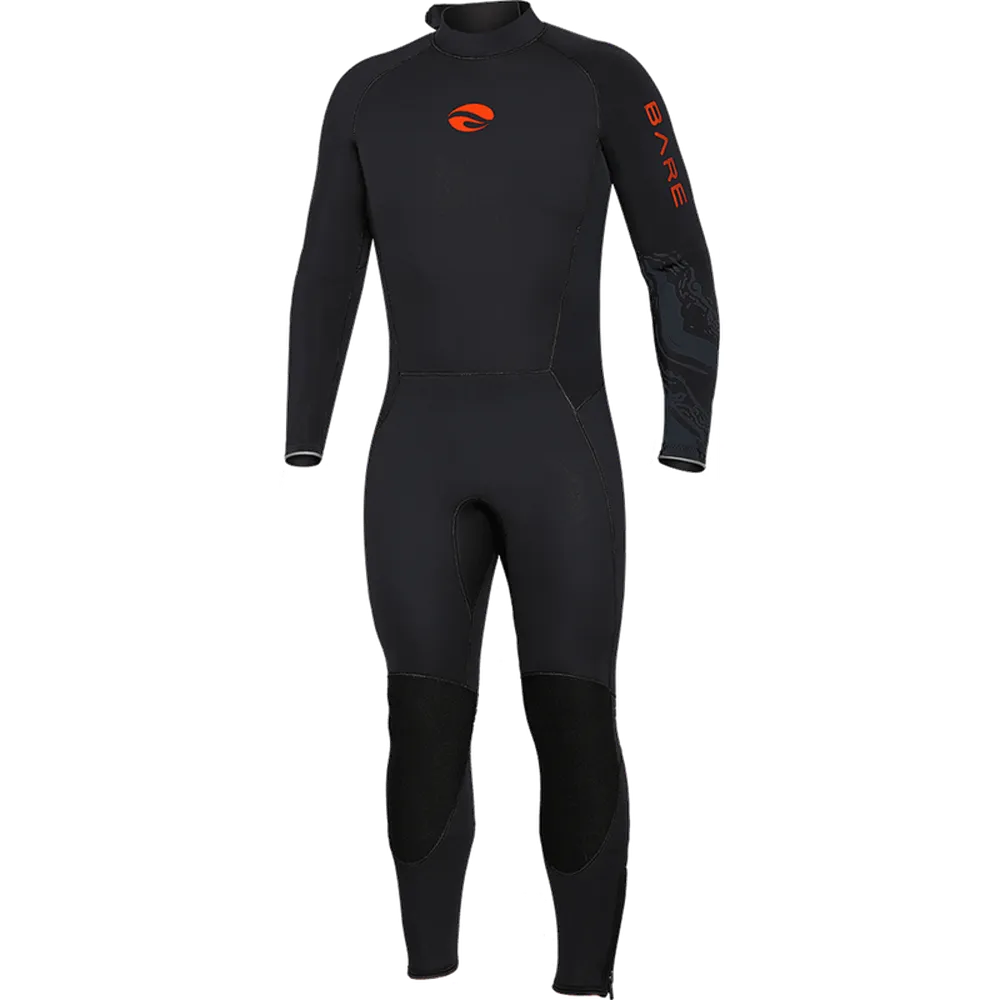 Bare 3 MM Velocity Ultra Full-Stretch Mens Scuba Diving Wetsuit