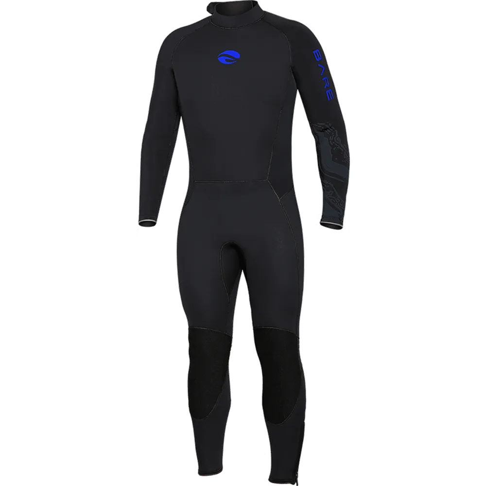 Bare 3 MM Velocity Ultra Full-Stretch Mens Scuba Diving Wetsuit