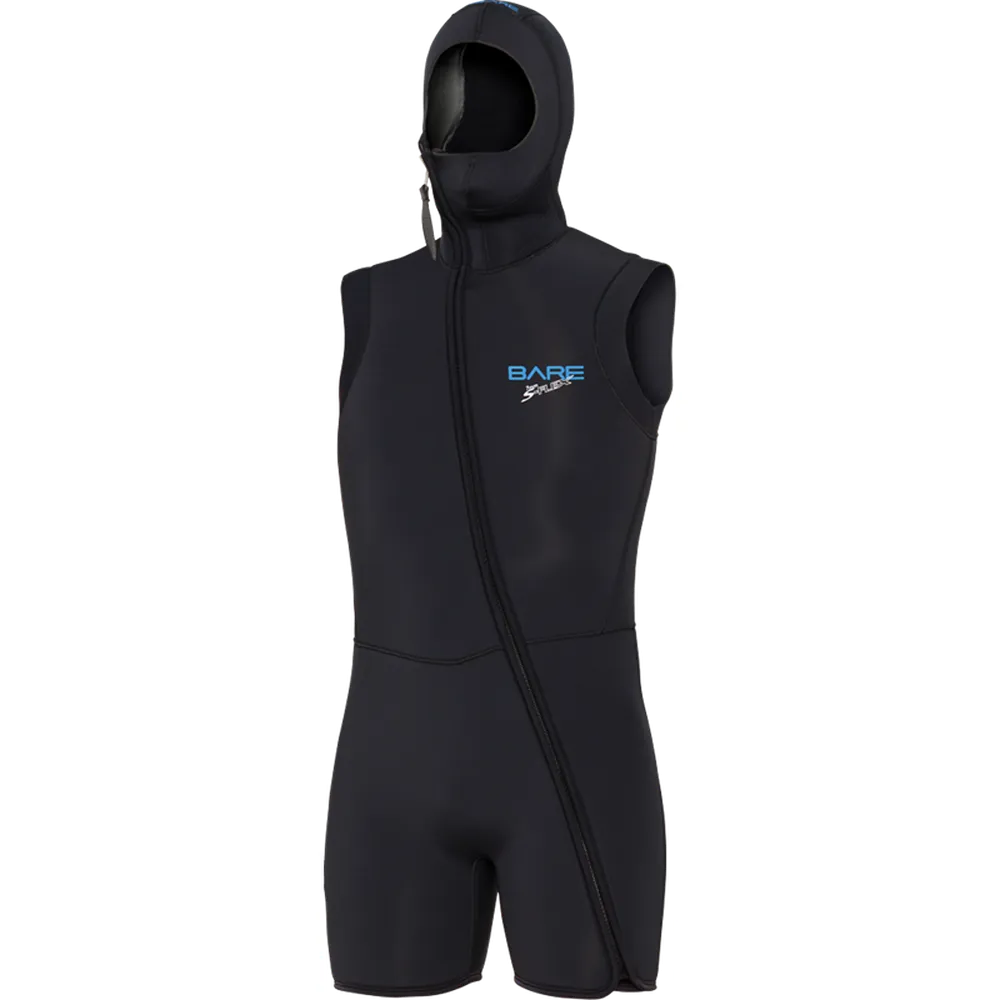 Bare 7 MM Mens S-Flex Neoprene Hooded Vest