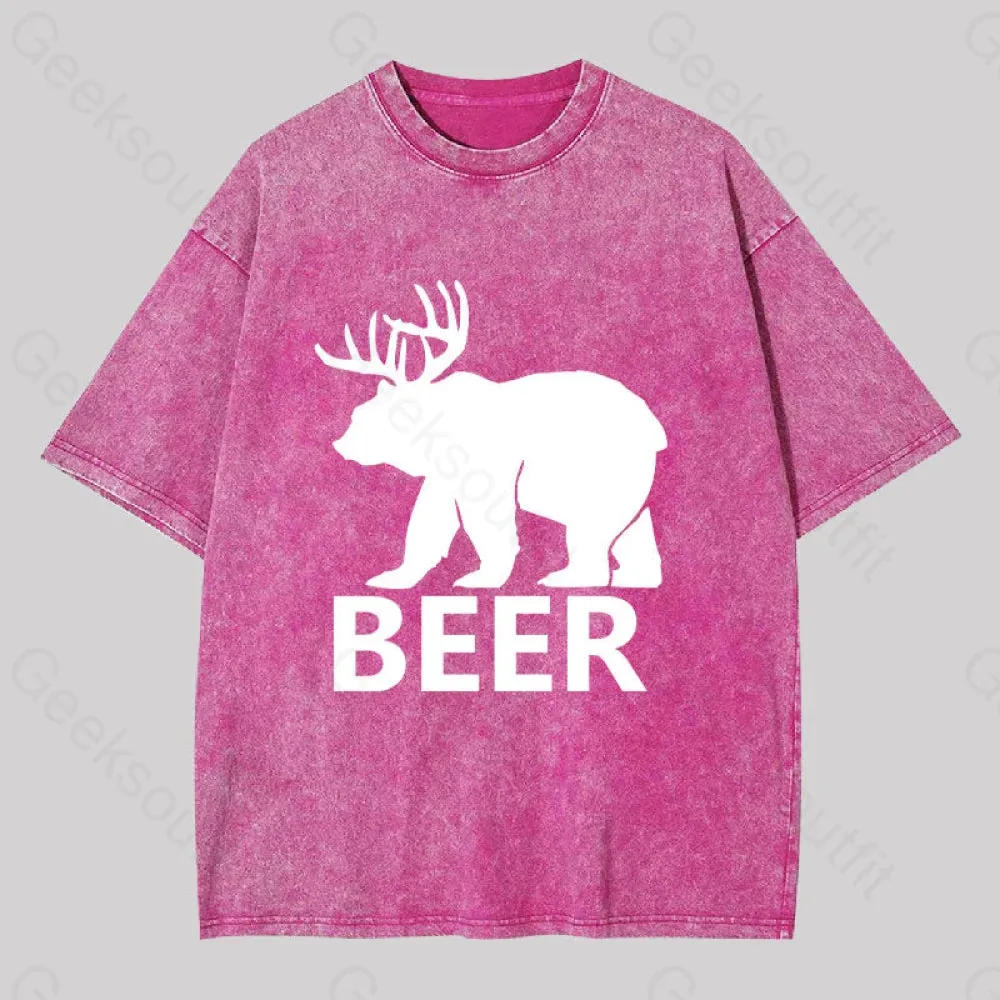 Bear Washed T-shirt