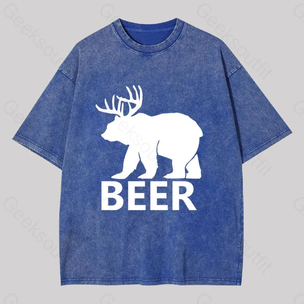 Bear Washed T-shirt