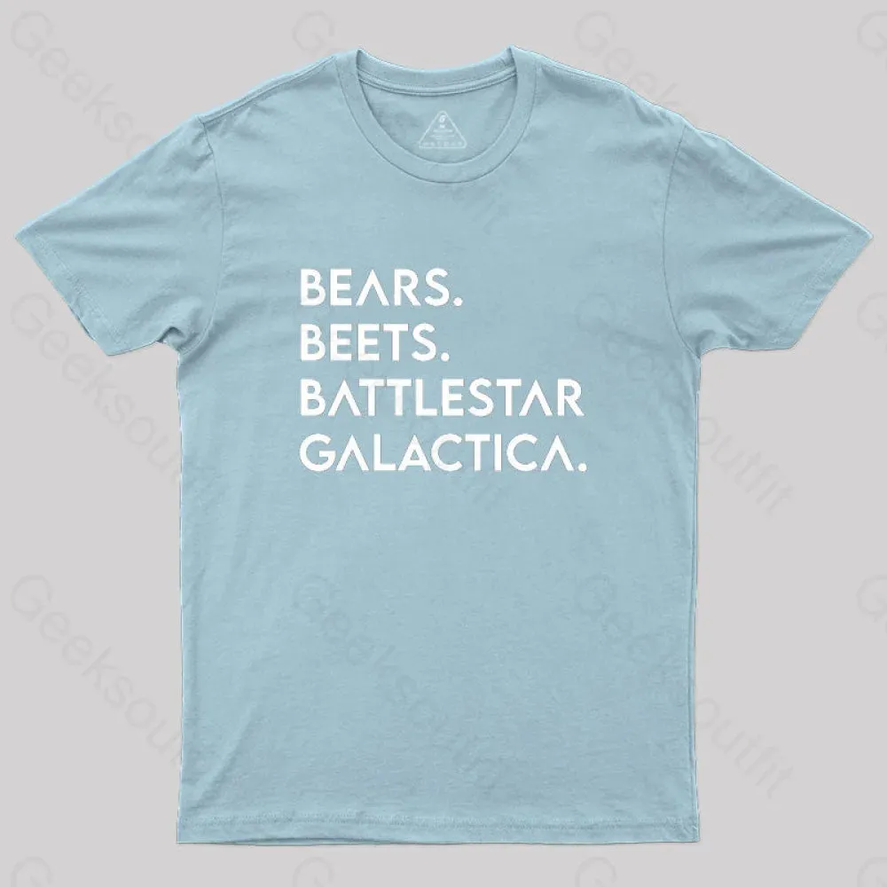 Bears Beets Battlestar Galactica T-Shirt