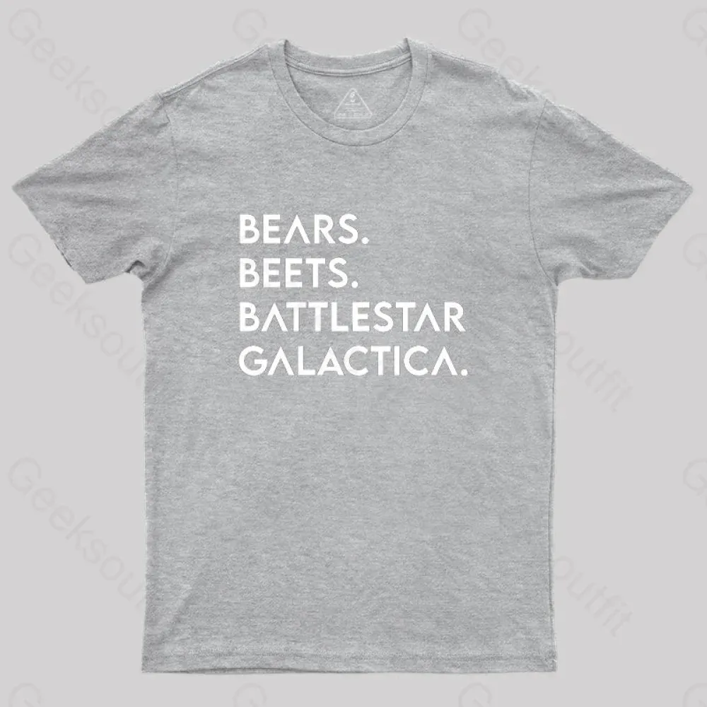 Bears Beets Battlestar Galactica T-Shirt