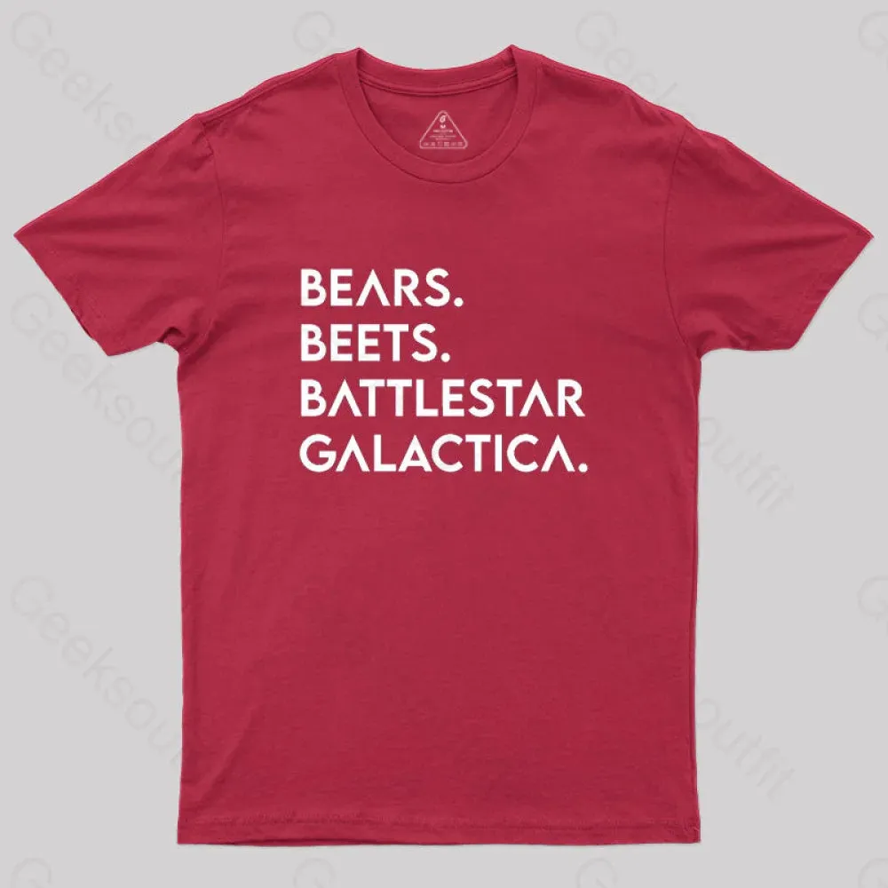 Bears Beets Battlestar Galactica T-Shirt