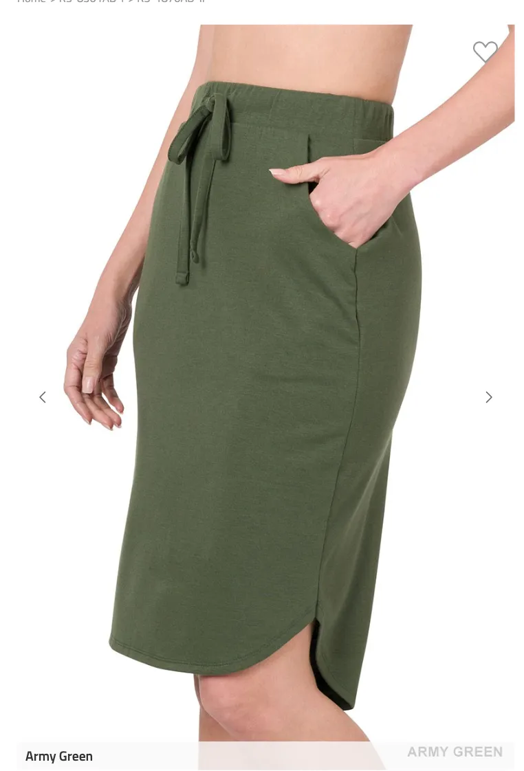 Better Than Banana Bread Midi Skirt - Final Sale*