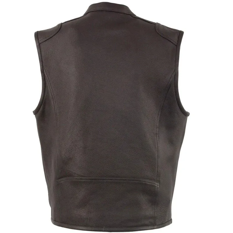 BLACK COOL TEC LEATHER VEST