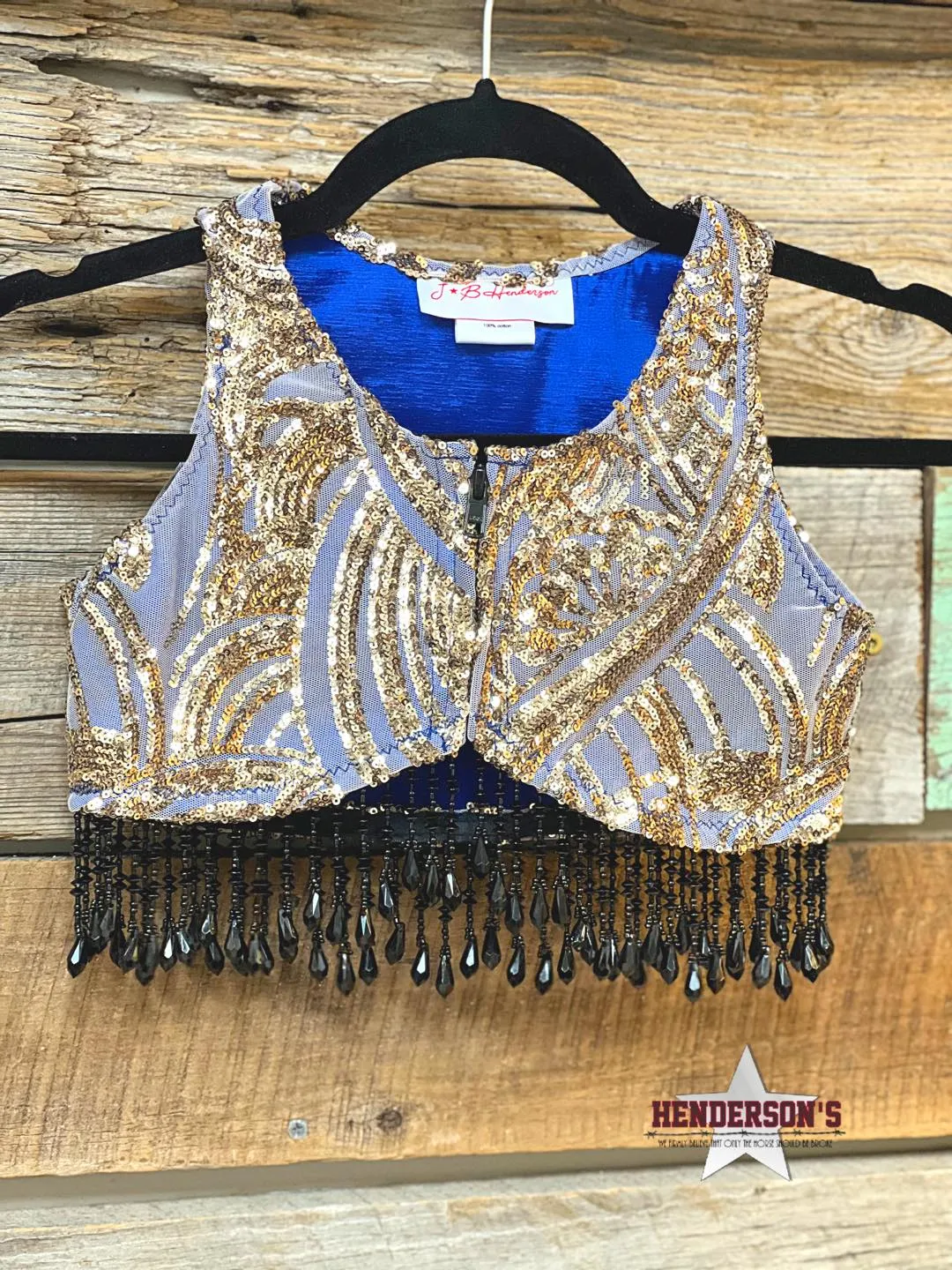 Blue Lagoon Youth "Mini"  Bolero W/Beaded Fringe