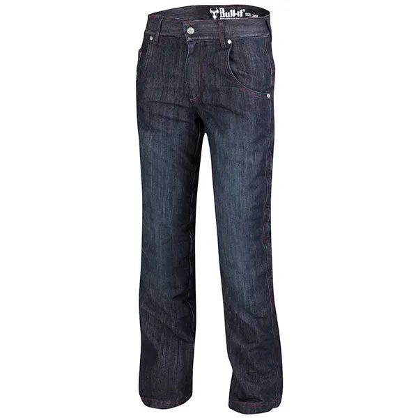 Bull-It SR6 Federal Red Armoured Jeans - Blue