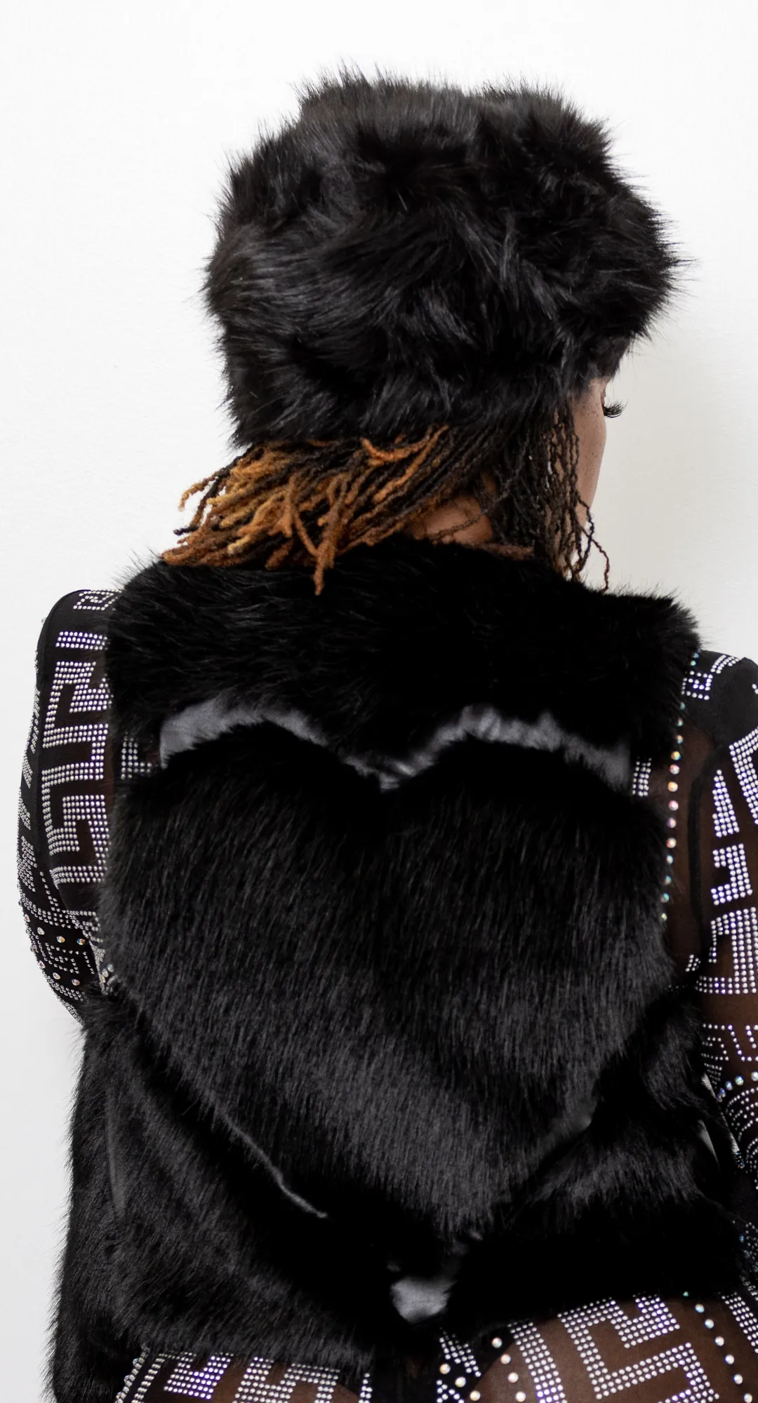 Burr Faux Fur Vest