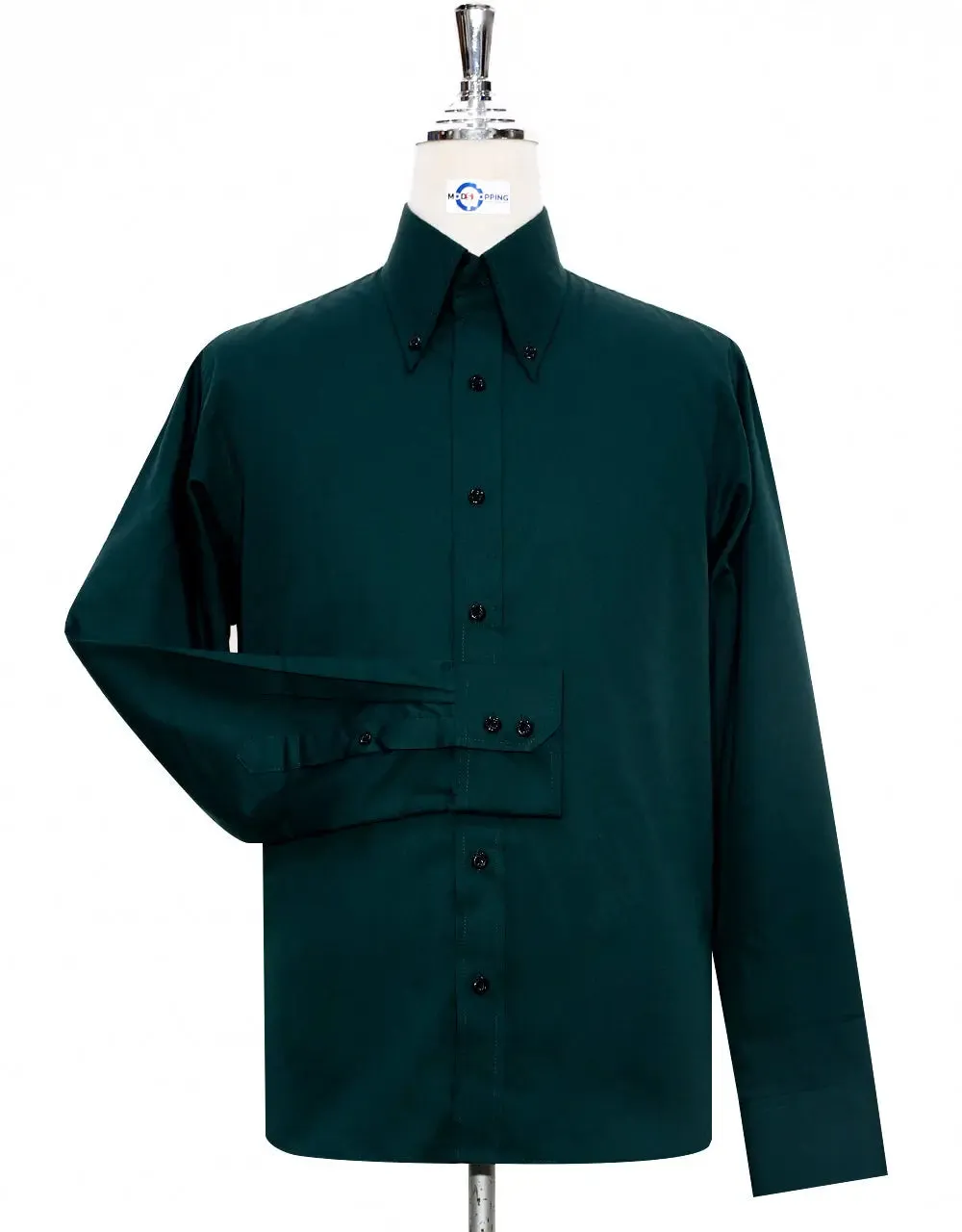 Button Down Shirt | Dark Green Shirt