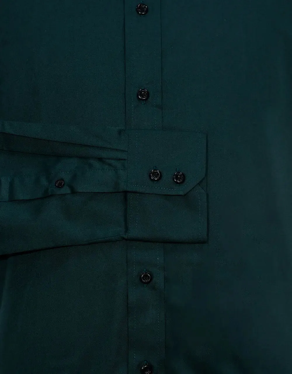 Button Down Shirt | Dark Green Shirt