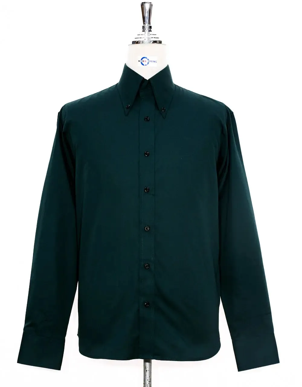 Button Down Shirt | Dark Green Shirt